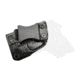 Rounded IWB KYDEX Holster, S&amp;W M&amp;P Bodyguard 380 w/CTC GREEN Laserguard, LH, Carbon Fiber Black, SWN-BG380CTCGLG-CF-LH-VAR