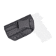 Rounded IWB KYDEX Holster, S&amp;W M&amp;P SHIELD 380 EZ, Left Hand, Carbon Fiber, SWN-MPSHIELD380EZ-CF-LH-VAR