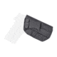 Rounded IWB KYDEX Holster, S&amp;W M&amp;P SHIELD 380 EZ, Right Hand, Carbon Fiber, SWN-MPSHIELD380EZ-CF-RH-VAR