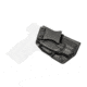 Rounded IWB KYDEX Holster, S&amp;W M&amp;P SHIELD 45ACP w/Integrated Crimson Trace Laser, RH, Carbon Fiber Black, SWN-MPSH45LSR-CF-RH-VAR