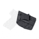 Rounded IWB KYDEX Holster, S&amp;W M&amp;P SHIELD 9mm/40SW, Right Hand, Black, SWN-MPSHIELD-BK-RH-VAR