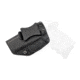 Rounded IWB KYDEX Holster, SCCY CPX-1/CPX-2, Left Hand, Black, SCY-CPX12-BK-LH-VAR