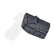 Rounded IWB KYDEX Holster, Sig Sauer P320 Compact/Carry, Right Hand, Black, SSR-P320-BK-RH-VAR