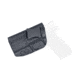 Rounded IWB KYDEX Holster, Springfield XD 4in Full Size Service Model, Gen1, Left Hand, Carbon Fiber, SFA-XD40FS-CF-LH-VAR