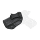 Rounded IWB KYDEX Holster, Springfield XD-E 3.3in 9MM/45ACP, Left Hand, Black, SFA-XDE-BK-LH-VAR