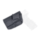 Rounded IWB KYDEX Holster, Springfield XD-M 4.5in, Left Hand, Black, SFA-XDM94045IN-BK-LH-VAR