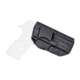 Rounded IWB KYDEX Holster, Taurus TH9/TH40 Full Size, Right Hand, Black, TRS-TH9TH40-BK-RH-VAR