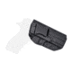 Rounded IWB KYDEX Holster, Taurus TH9/TH40 Full Size, Right Hand, Carbon Fiber, TRS-TH9TH40-CF-RH-VAR