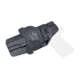Rounded OWB KYDEX Paddle Holster, 1911 4.25in Commander, Non-Rail, RH, Black, CEX-1911-425NR-BK-RH-OWBPDL
