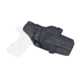 Rounded OWB KYDEX Paddle Holster, 1911 5in Government, Non-Rail, Left Hand, Black, CEX-1911-5NR-BK-LH-OWBPDL