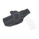 Rounded OWB KYDEX Paddle Holster, Canik TP9SFX, Right Hand, Carbon Fiber, CNK-TP9SFX-CF-RH-OWBPDL