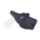 Rounded OWB KYDEX Paddle Holster, Glock 17 19 19X 22 23 31 32 34 35 45 Gen 1-5 w/ TLR-1, LH, Black, GLK-1917TLR1-BK-LH-OWBPDL