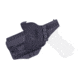 Rounded OWB KYDEX Paddle Holster, Glock 17 19 19X 22 23 31 32 34 35 45 Gen 1-5 w/TLR-1, RH, Black, GLK-1917TLR1-BK-RH-OWBPDL