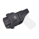 Rounded OWB KYDEX Paddle Holster, Glock 17 19 22 23 26 27 31 32 33 45 Gen 1-5, Right Hand, Black, GLK-171926-BK-RH-OWBPDL