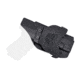 Rounded OWB KYDEX Paddle Holster, Glock 19/19X/23/32/45 Gen 1-5, Left Hand, Black, GLK-192332-BK-LH-OWBPDL