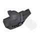 Rounded OWB KYDEX Paddle Holster, Glock 30S, Right Hand, Carbon Fiber, GLK-30S-CF-RH-OWBPDL