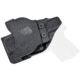 Rounded OWB KYDEX Paddle Holster, Kahr PM9, Right Hand, Carbon Fiber Black, KHR-PM9-CF-RH-OWBPDL