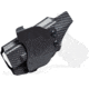 Rounded OWB KYDEX Paddle Holster, Kimber Micro 9, Left Hand, Black, KBR-MICRO9-BK-LH-OWBPDL
