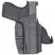 Rounded OWB KYDEX Paddle Holster Optics Ready for Glock 43, Right, Black, CEC000613