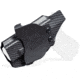 Rounded OWB KYDEX Paddle Holster, Ruger SR22, Left Hand, Black, RGR-SR22-BK-LH-OWBPDL