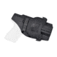 Rounded OWB Paddle Holster, S&amp;W M&amp;P 9mm/40SW Shield M2.0 4in, LH, Black, SWN-MPSHIELD40-BK-LH-OWBPDL
