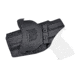 Rounded OWB Paddle Holster, S&amp;W M&amp;P 9mm/40SW Shield M2.0 4in, RH, Black, SWN-MPSHIELD40-BK-RH-OWBPDL
