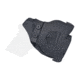 Rounded OWB KYDEX Paddle Holster, S&amp;W M&amp;P Bodyguard 380, Left Hand, Black, SWN-BG380L-BK-LH-OWBPDL