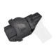 Rounded OWB Paddle Holster, S&amp;W M&amp;P SHIELD 9mm EZ, Left Hand, Black, SWN-MPSHIELD9EZ-BK-LH-OWBPDL
