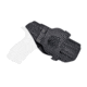 Rounded OWB KYDEX Paddle Holster, Taurus TH9/TH40 Full Size, Left Hand, Carbon Fiber, TRS-TH9TH40-CF-LH-OWBPDL