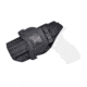Rounded OWB KYDEX Paddle Holster, Taurus TH9/TH40 Full Size, Right Hand, Carbon Fiber, TRS-TH9TH40-CF-RH-OWBPDL