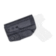 Rounded Tuckable IWB KYDEX Holster, Glock 42, Left Hand, Carbon Fiber Black, GLK-G42-CF-LH-TUCK