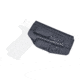 Rounded Tuckable IWB KYDEX Holster, Glock 48, Ambidextrous, Black, GLK-G48-BK-TUCK