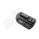 Rounded Tuckable IWB KYDEX Holster, Ruger American Full Size, Ambidextrous, Black, RGR-AMRCNFS9-BK-TUCK