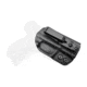 Rounded Tuckable IWB KYDEX Holster, Ruger SR22, Ambidextrous, Black, RGR-SR22-BK-TUCK