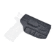 Rounded Tuckable IWB KYDEX Holster, Springfield XD MOD.2 3.3in 45 ACP Sub-Compact, Ambidextrous, Carbon Fiber Black, SFA-XDMOD245-CF-TUCK