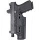Rounded Weapon Mounted Light Holster for Streamlight TLR-1, Ambidextrous, Black, CEH000013