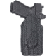 Rounded Weapon Mounted Light Holster for Surefire X300UA/B, Left, Carbon Fiber Black, CEH000003