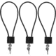 Condition 1 Keyed 15" Cable Gun Locks 3PK, 30858-BLK-3PK