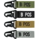 Condor Outdoor Blood Type Key Chain 4 Pcs/Pack, Bpos, Olive Drab, 239B+001-1
