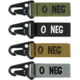 Condor Outdoor Blood Type Key Chain 4 Pcs/Pack, Oneg, Foliage, 239O-007