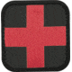 Condor Outdoor Blood Type O- Patch, Single, Black/Red, 231-002