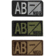 Condor Outdoor Blood Type Patch 6 Pcs/Pack, ABneg, Foliage/Black, 229AB-007