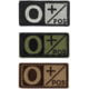 Condor Outdoor Blood Type Patch 6 Pcs/Pack, Opos, Foliage/Black, 229O+007-7