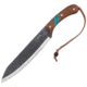Condor Blue River Machete Knife, 10 Condor classic finish 1075HC steel blade, Walnut and reconstituted turquoise handle, CTK2827-10HC