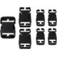 Condor Outdoor Buckle Repair Kit, 7-pack, Black, 221067-002