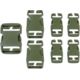 Condor Outdoor Buckle Repair Kit, 7-pack, Olive Drab, 221067-001