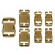 Condor Outdoor Buckle Repair Kit, 7-pack, Coyote Brown, 221067-498