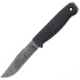 Condor Bushglider Knife Black, 4.25 black stonewash finish 1095HC steel clip poi, Black textured polypropylene handle, CTK3950-4.2HC