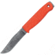 Condor Bushglider Knife Orange, 4.25 black stonewash finish 1095HC steel clip poi, Orange textured polypropylene handle, CTK3951-4.2HC