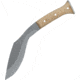 Condor Tool and Knife K-Tact Kukri Knife Desert Knife, 15in Overall, 9.75in Blasted Satin 1075Hc Steel Blade, Natural Canvas Micarta Handle, SS Pommel, Tan Kydex Sheath, CTK1811-10